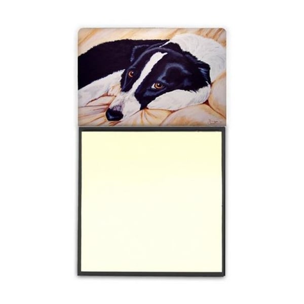 Carolines Treasures Carolines Treasures AMB1080SN Naptime Border Collie Sticky Note Holder AMB1080SN - main